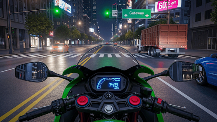 Traffic Race Highway Bike Ride Image
