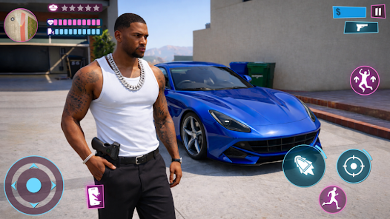 Miami Gangster Crime City 3D screenshot