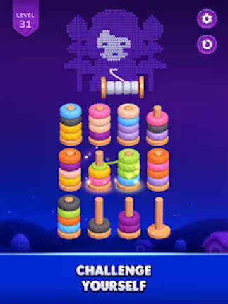 Wool Knit: Sort Colors screenshot