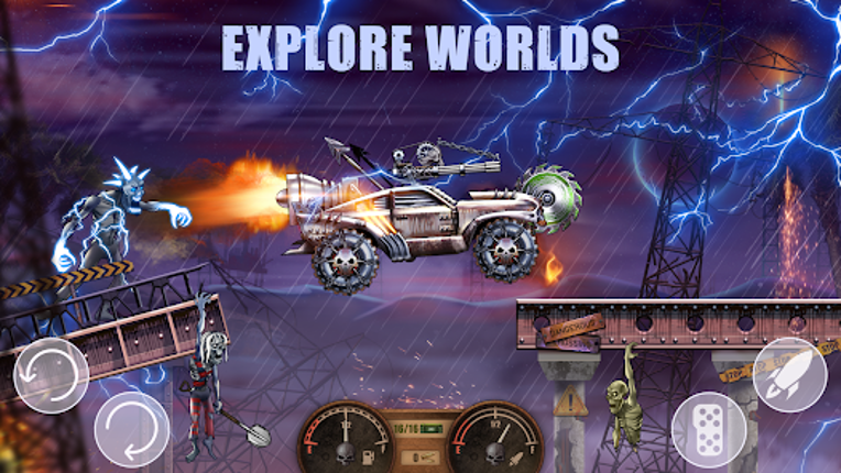 Zombie Hill Racing: Earn Climb screenshot