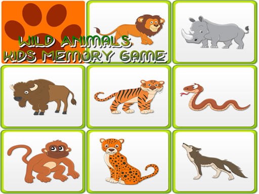 Games like Kids Memory - Wild Animals