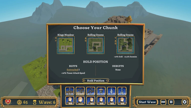 Kingsward TD screenshot
