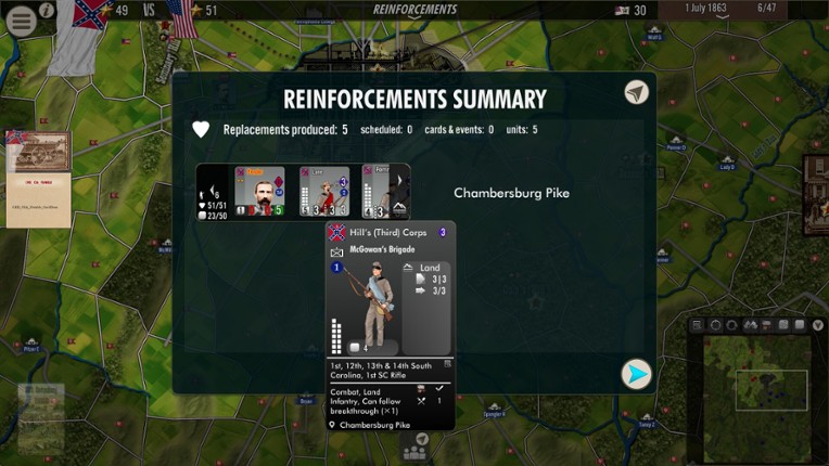 SGS Battle for: Gettysburg screenshot