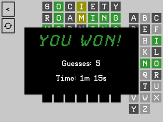 Wordle + screenshot