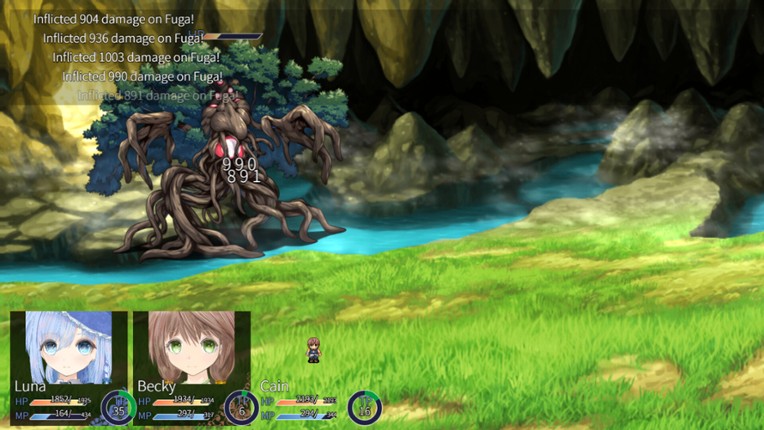 Celeste Blue Wizard Luna screenshot