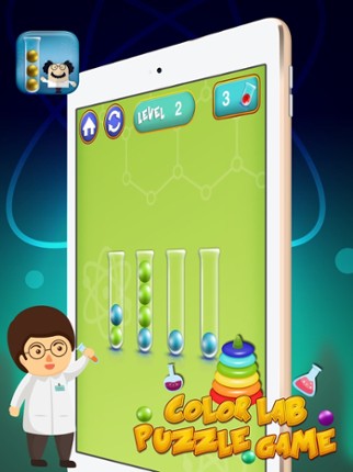Color Lab Puzzle Game: Bubble Tower of Hanoi screenshot