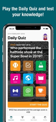 Daily Quiz! screenshot