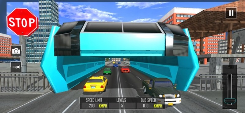 Futuristic Bus Driving Tour 3D screenshot