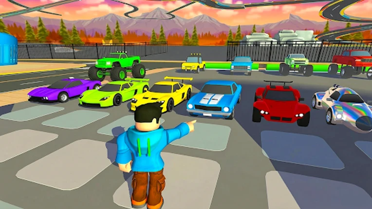 Obby Bike Driving Parkour Game screenshot