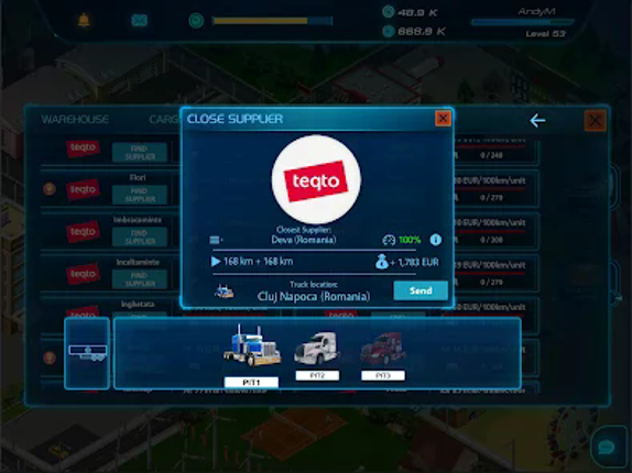 Virtual Truck Manager 2 Tycoon screenshot