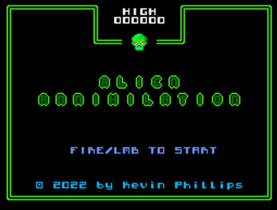 ALIEN ANNIHILATION (ZX Spectrum Next) Image
