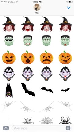 Halloween Stickers from Halloween Solitaire Image