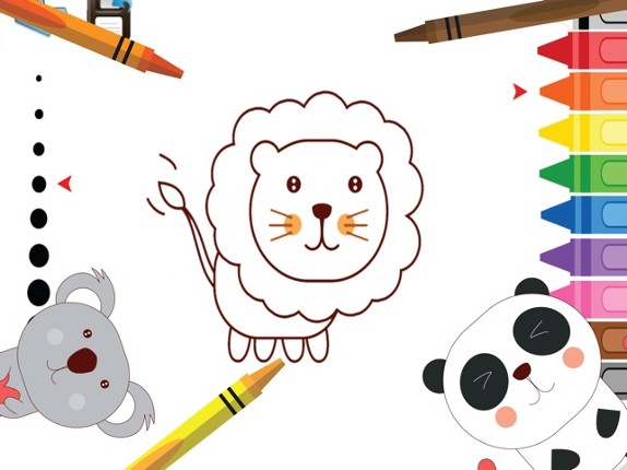 Kid Coloring HD - Animal coloring book for me screenshot