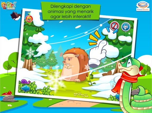 Landak Tidak Tahu Terima Kasih - Buku Cerita Anak Interaktif Image