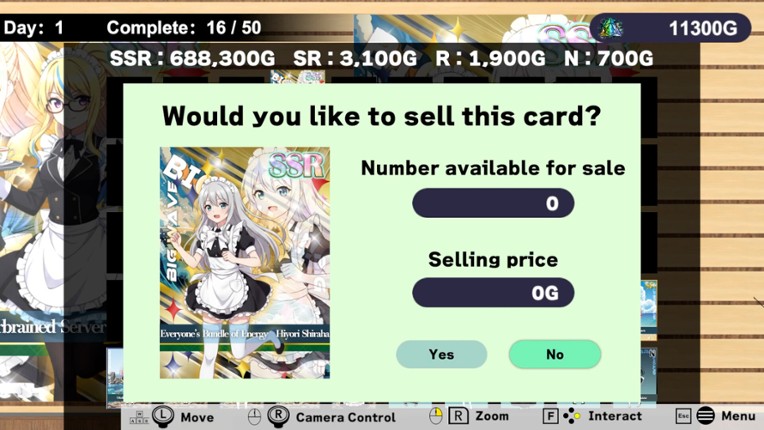 Maid Card Gacha: Collect, Display, Complete screenshot