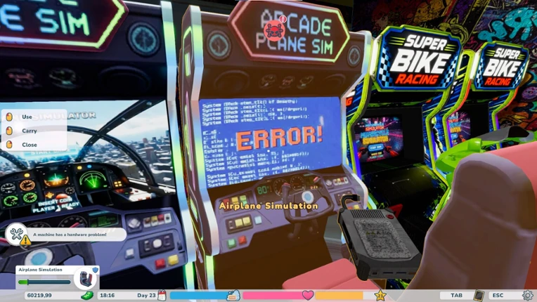 Retro Arcade Shop Simulator screenshot