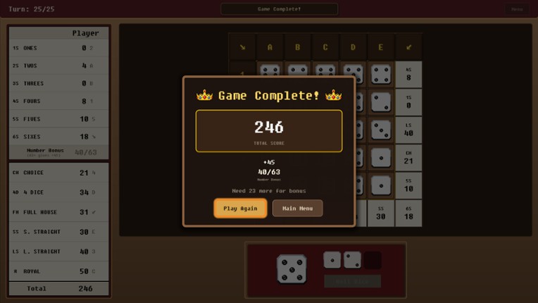 Royal Dice Bingo screenshot