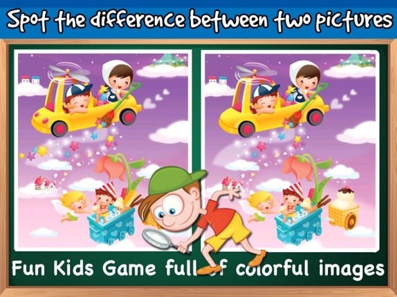 Spot the Difference for Kids &amp; Toddlers - Preschool Nursery Learning Game Image