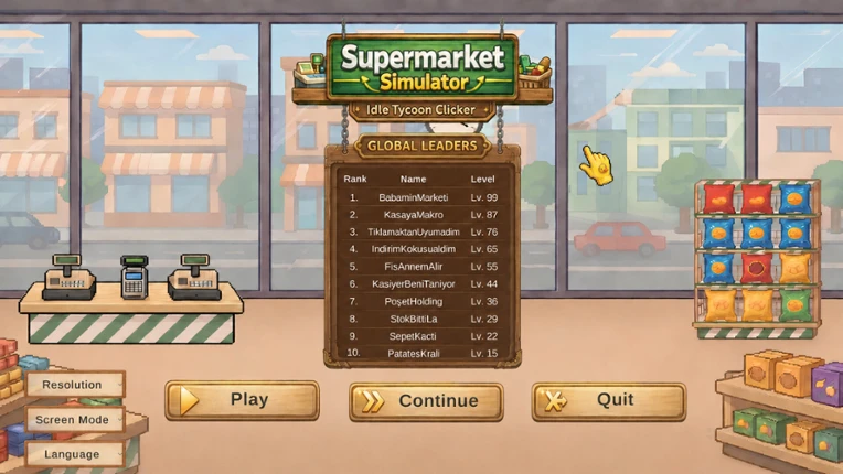 Supermarket Simulator: Idle Tycoon Clicker screenshot