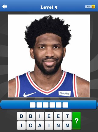 Whos the Player Basketball App screenshot