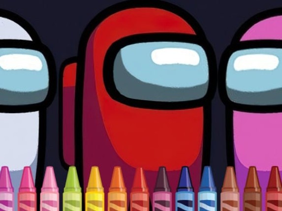 4GameGround - Among Us Coloring Image