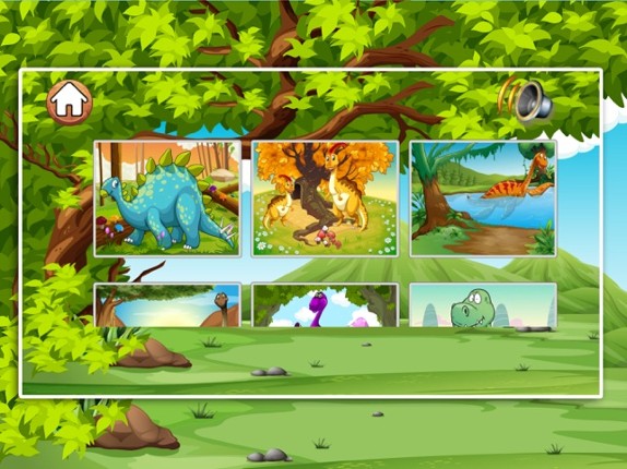 Dino Jigsaw Puzzles pre k 7 year old activities screenshot
