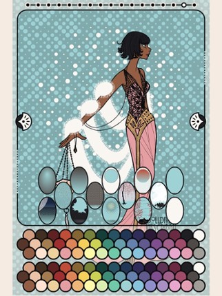 Erte Elegance Dress Up screenshot