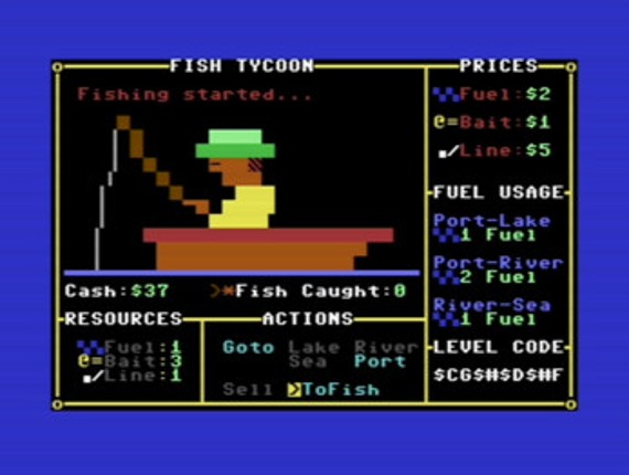 Fish Tycoon (C64) Image
