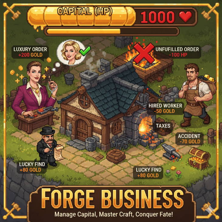 Games like ⚒️ Forge Business - When Business Becomes War!