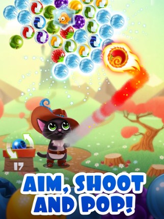 Fruity Cat Pop: bubble shooter screenshot