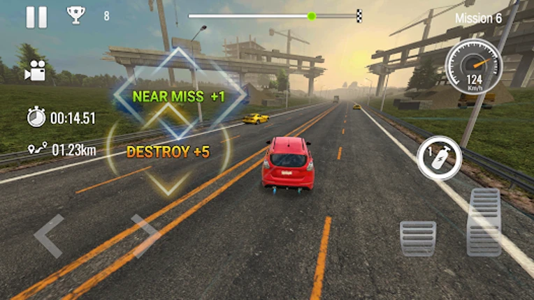 City Traffic Car: Real Driving Image