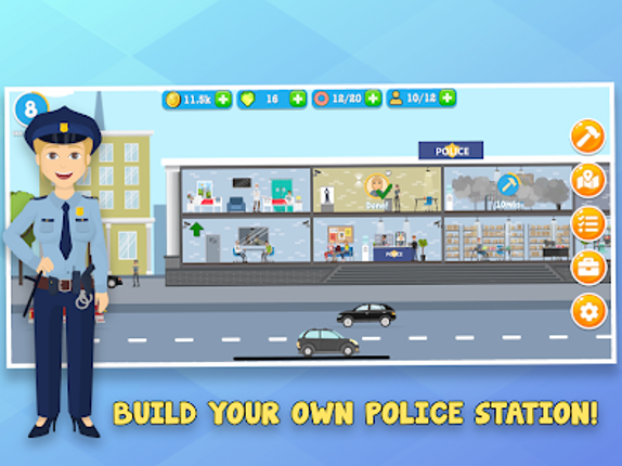 Police Inc: Tycoon police stat screenshot