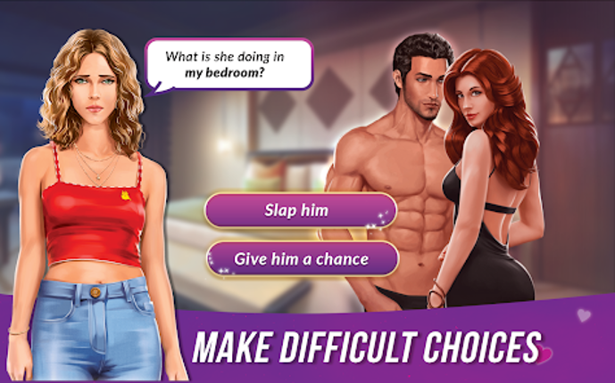 Perfume of Love, choice  story screenshot