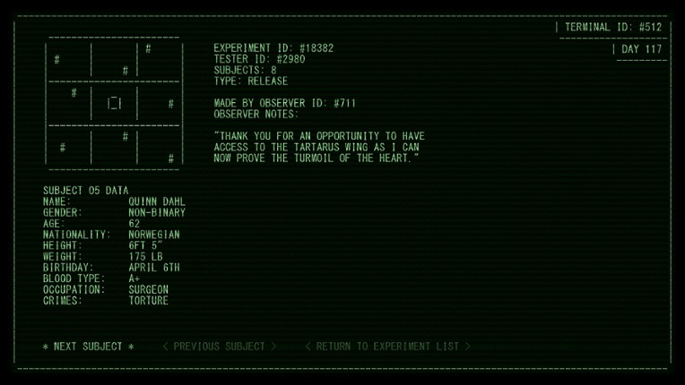Second Thoughts: Terminal screenshot