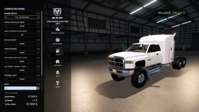 1999 Dodge Ram 7500 Semi Image