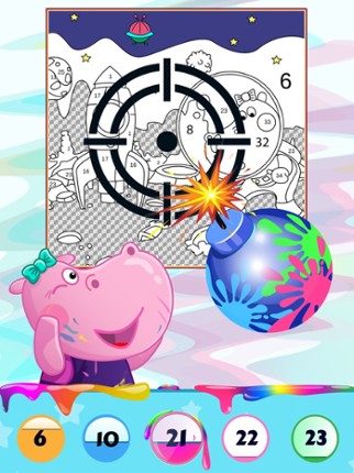 Color by Number with Hippo screenshot