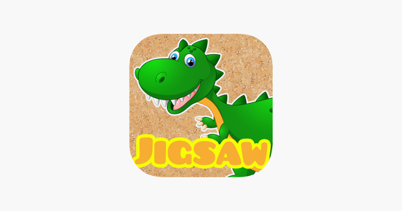 Dino Jigsaw Puzzles pre k -7 year old activities Image
