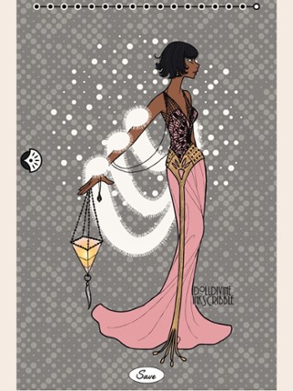 Erte Elegance Dress Up Image
