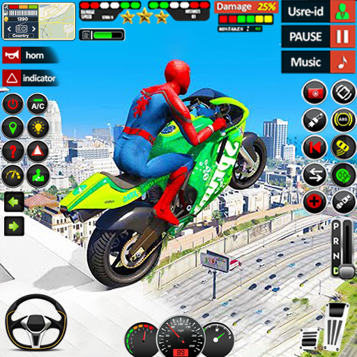 Games like Superhero Bike Stunts 3D Race