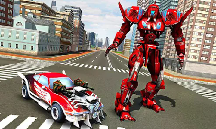 Robot Car War Transform Fight screenshot