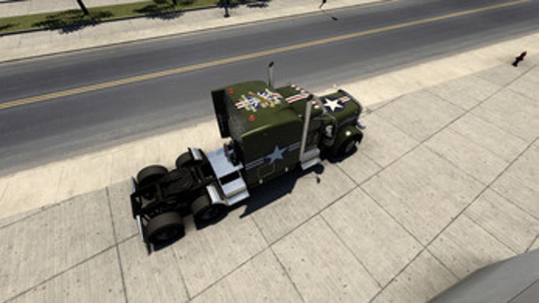 Air Squadron Flying Tigers Green paint scheme for American Truck Simulator screenshot