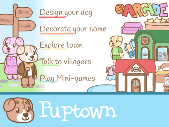 Pup Town Virtual World Game Cover