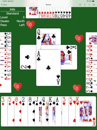 Hearts - Play with your rules screenshot