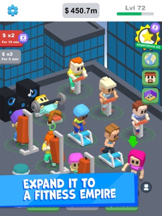 Idle Gym City - fitness tycoon screenshot