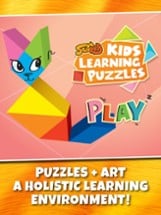 Kids Learning Puzzles: Cats, Fun and Cartoon Tiles Image