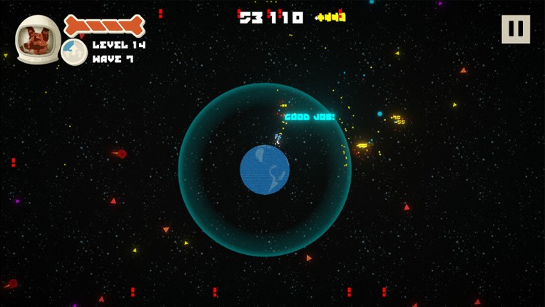 Laika's Space Defence screenshot