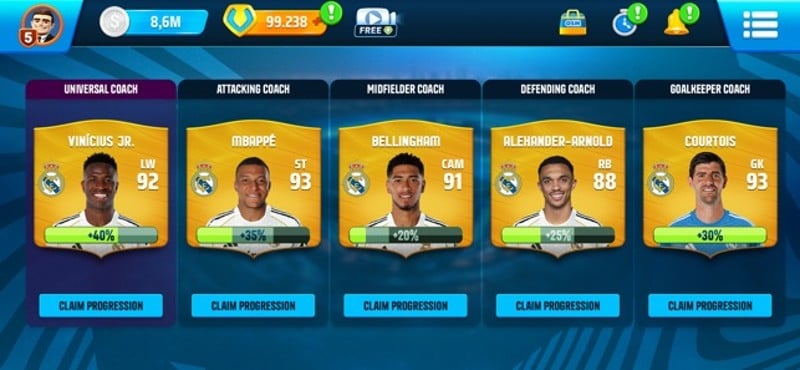 Online Soccer Manager (OSM) screenshot