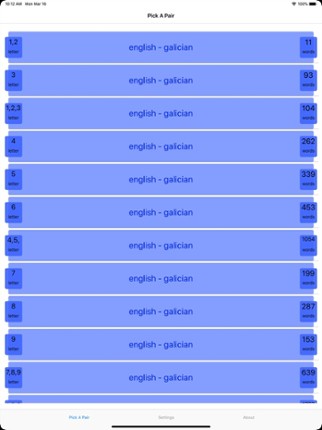 PickAPair Galician - English Image