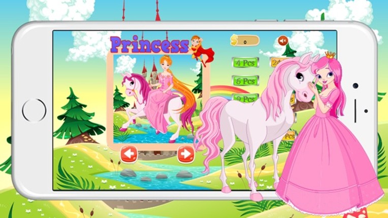 Princess &amp; Unicorns for Kids : Cute Jigsaw Puzzles Image