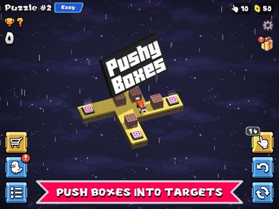 Pushy Boxes - Pushing Puzzle screenshot